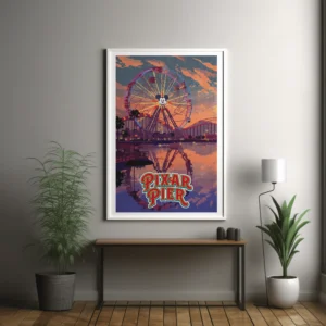 Disney's California Adventure Pixar Pier Art