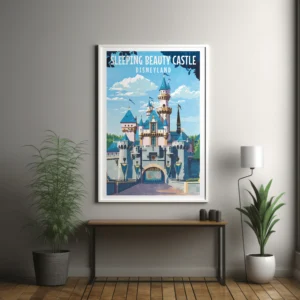 Sleeping Beauty’s Castle Art Digital Download