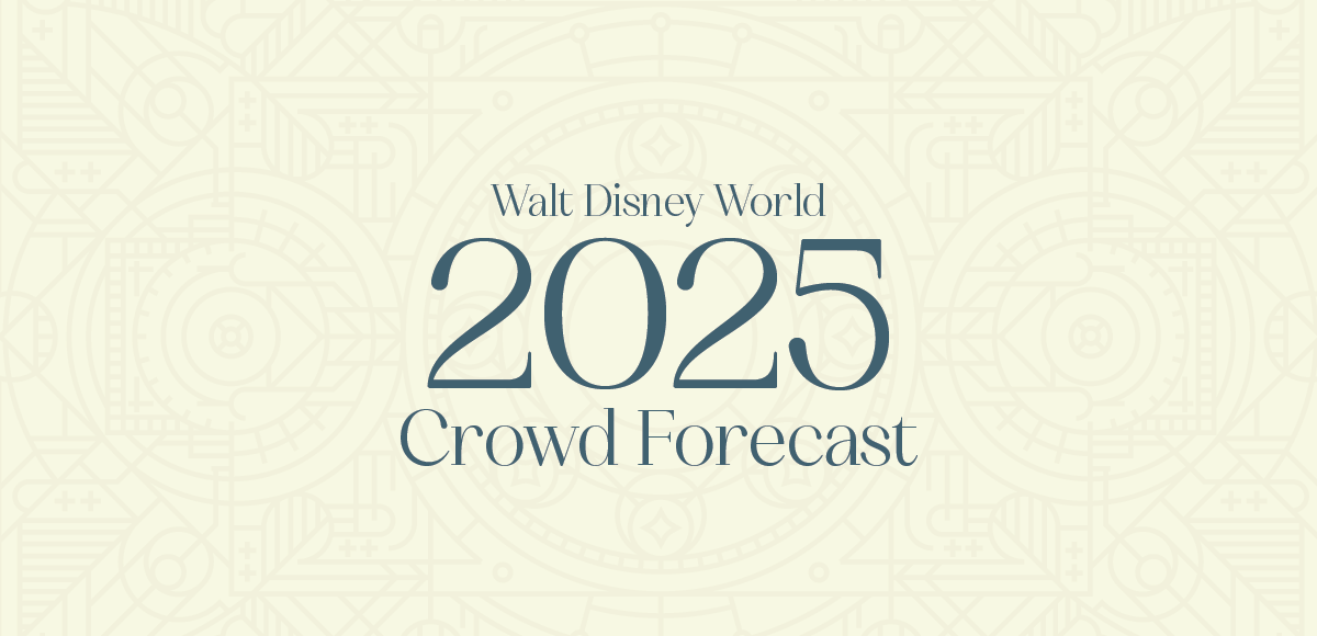 Crowd Forecast Walt Disney World 2025