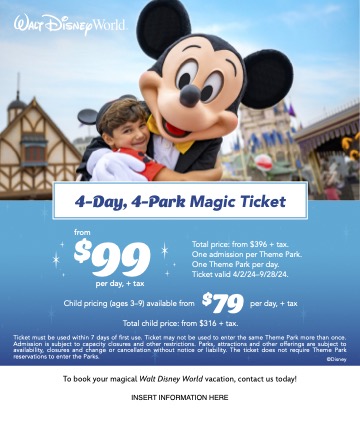 Walt Disney World Special Offer