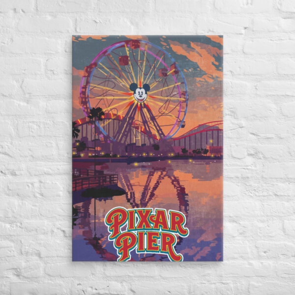 Pixar Pier Art - Canvas