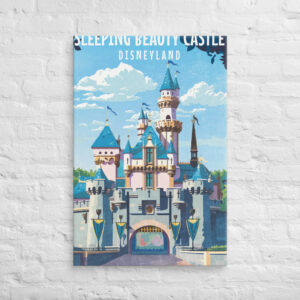 Sleeping Beauty Castle Art - Canvas