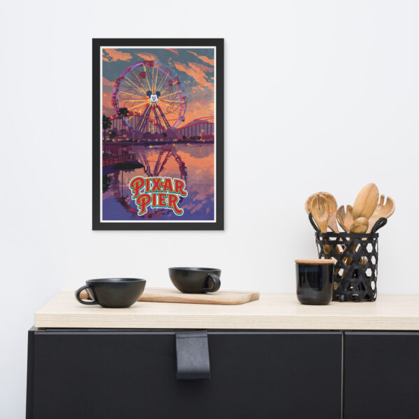 Pixar Pier Art - Framed poster - Image 2