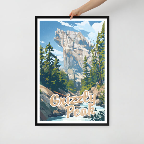 Grizzly Peak Art - Framed poster - Image 3