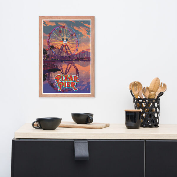 Pixar Pier Art - Framed poster - Image 3