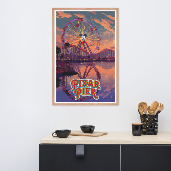 Pixar Pier Art - Framed poster - Image 4