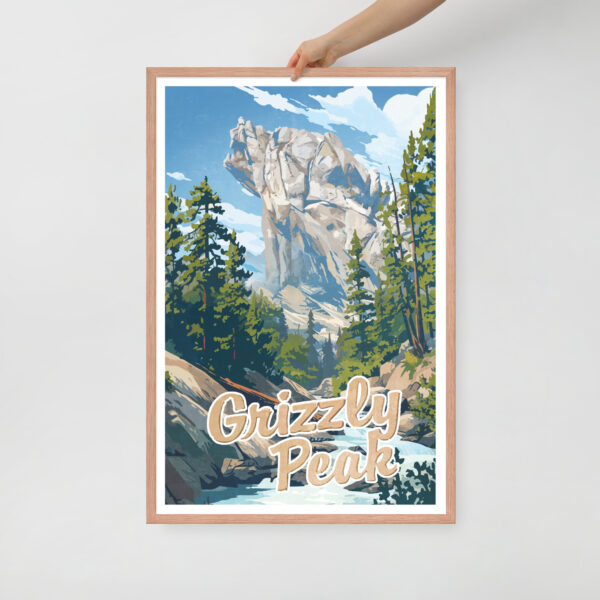 Grizzly Peak Art - Framed poster