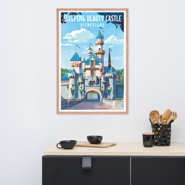 Sleeping Beauty Castle Art - Framed poster - Image 5