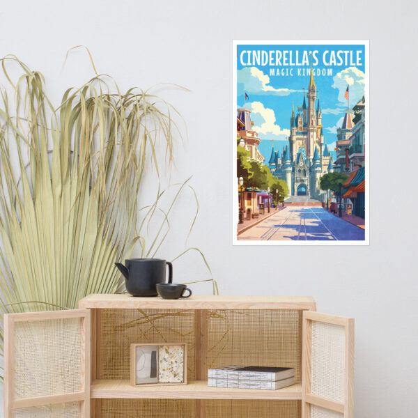 Cinderella's Castle Art - Poster