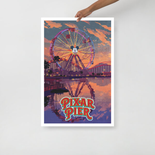 Pixar Pier Art - Poster