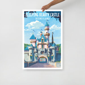 Sleeping Beauty Castle Art - Poster