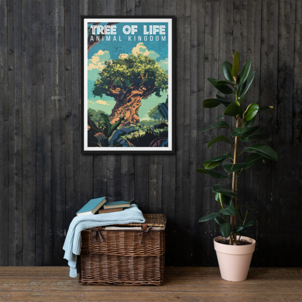 Tree of Life Art - Framed canvas - Image 3