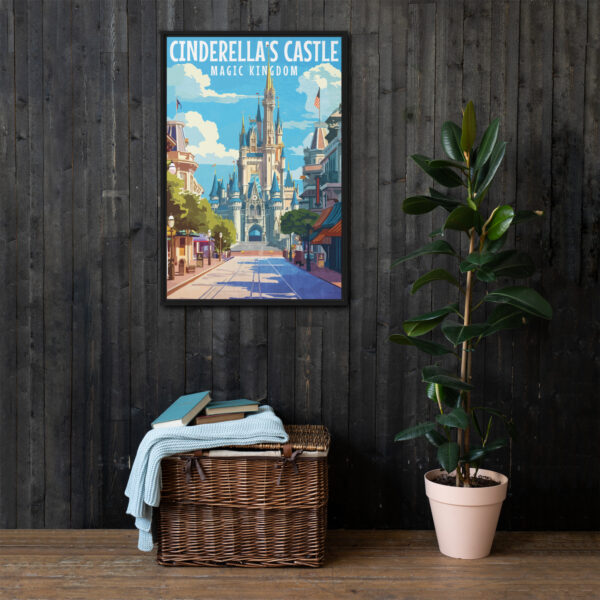 Cinderella's Castle Art - Framed canvas - Image 3