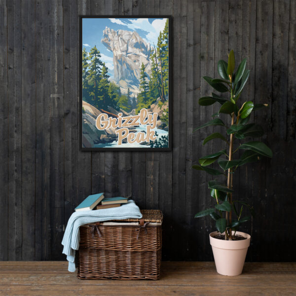 Grizzly Peak Art - Framed canvas - Image 3